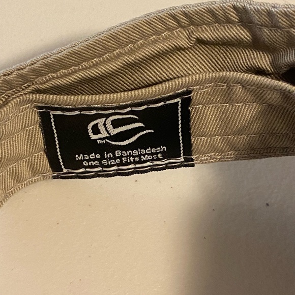 Men’s Hat VISOR - Tacky Jack’s -Khaki Tan -Orange Beach, Alabama - Picture 3 of 3